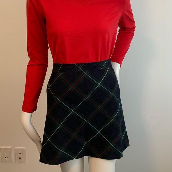 Vintage Plaid Mini Skirt - Picture 2 of 5